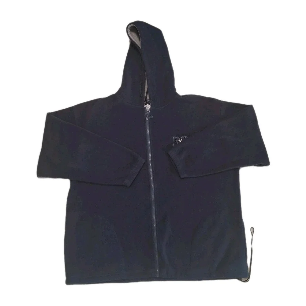 Big Dogs Polar Dogs Size Large High Tech Gear Navy Blue Fleece Jacket